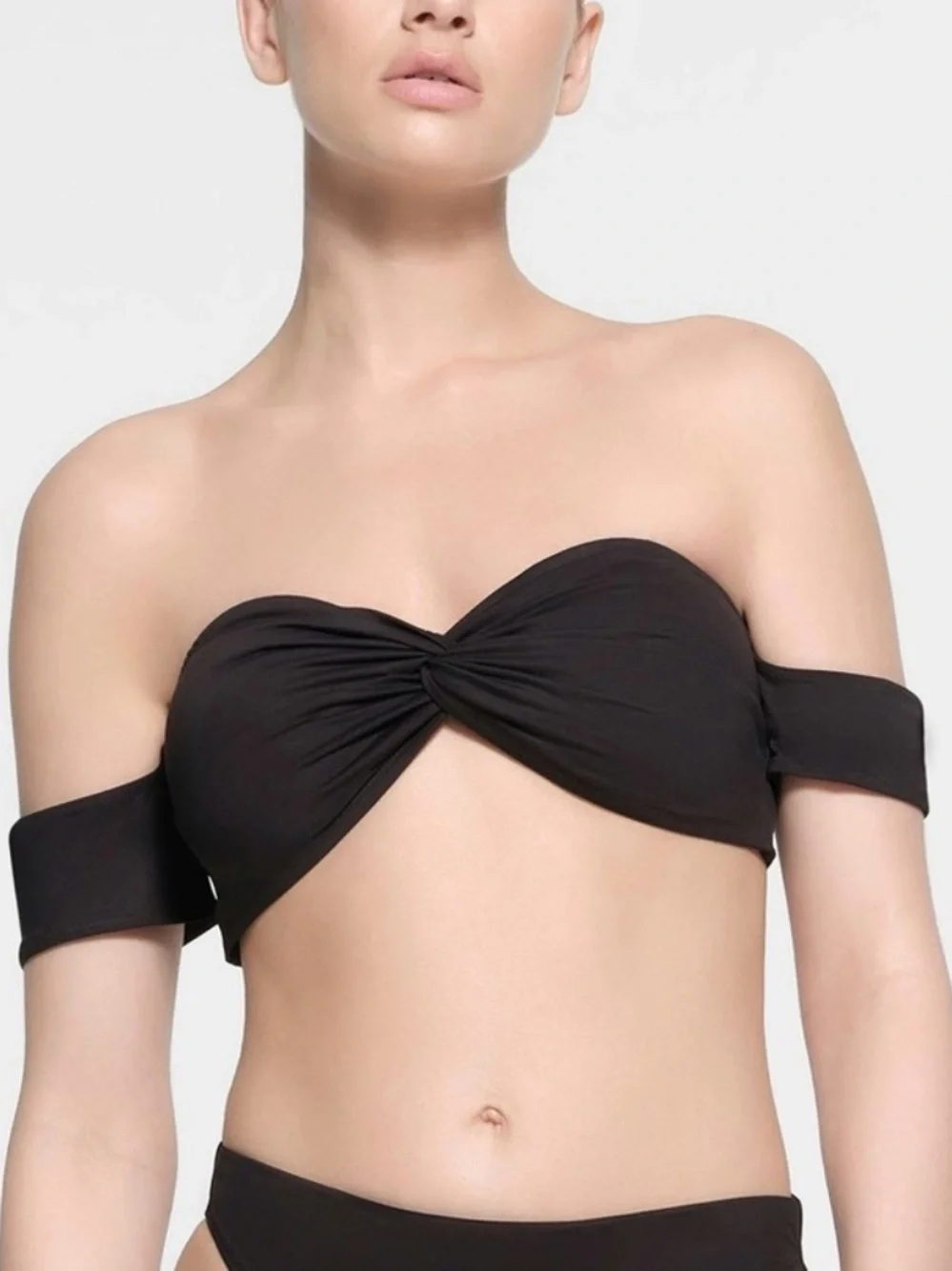 NWT SKIMS SWIM TWISTED OFF-SHOULDER TOP